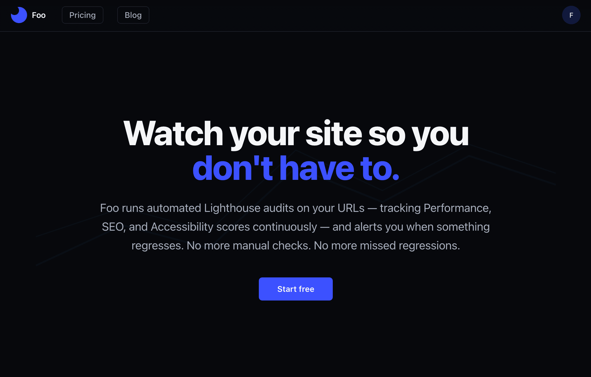 Foo Software redesigned home page