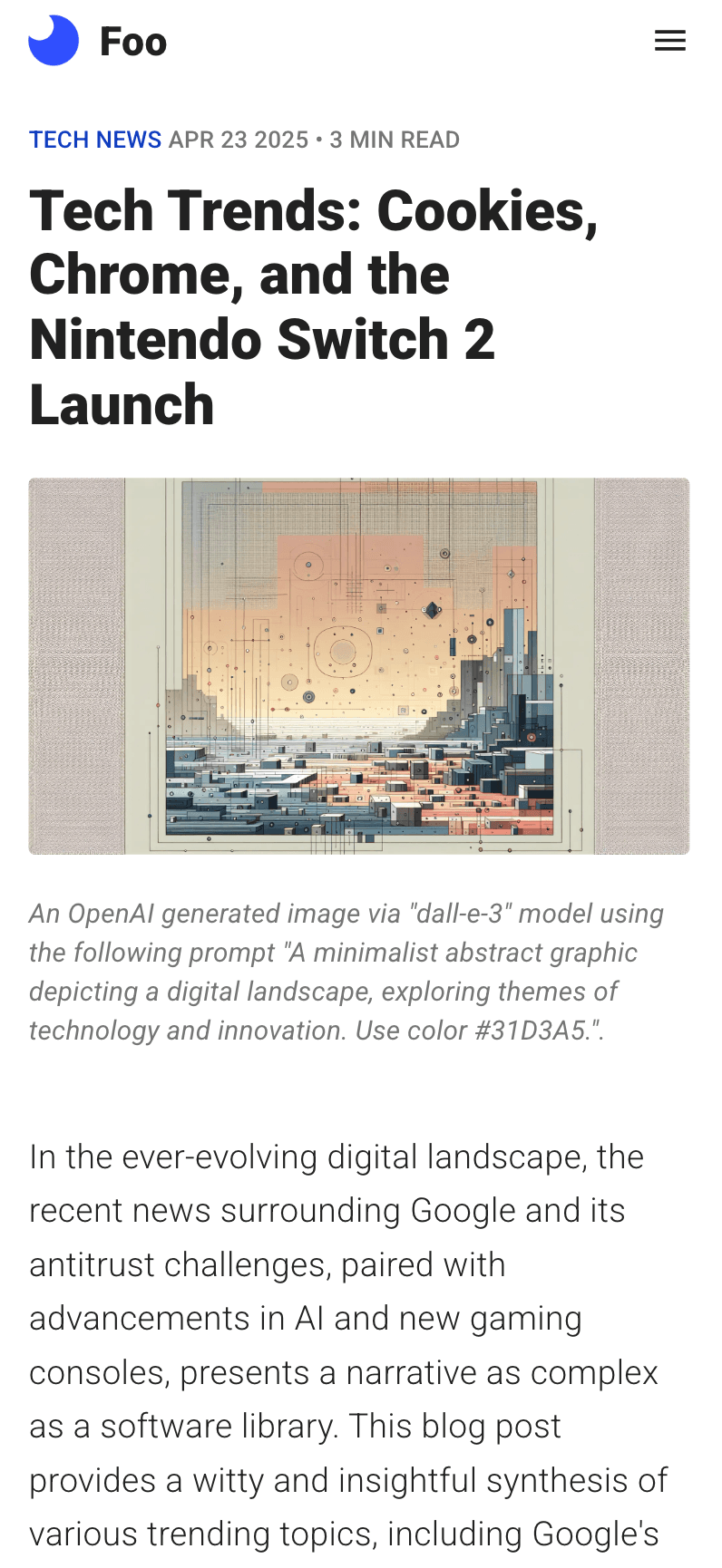 OpenAI DALL-E generated image example